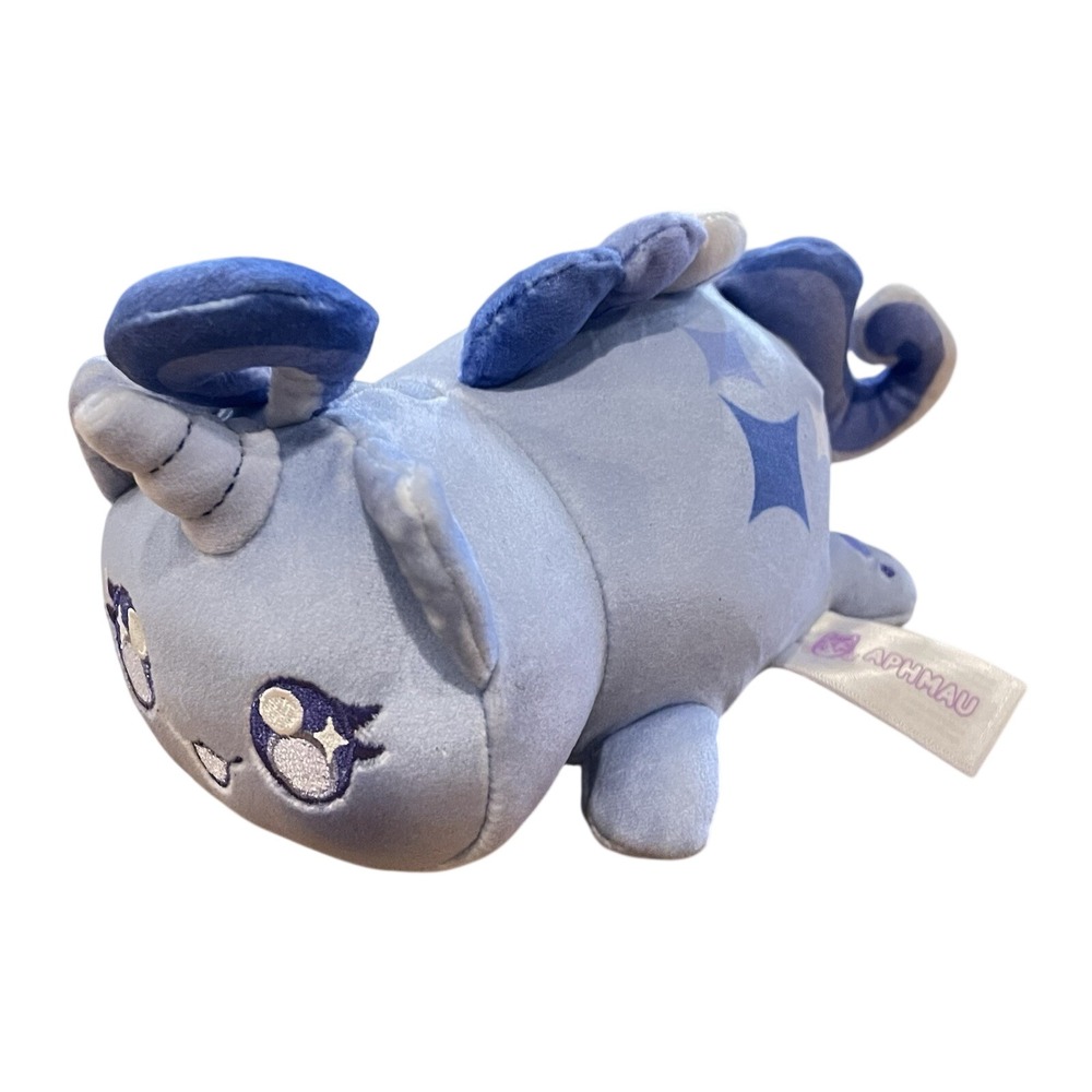 Aphmau 2024 MeeMeows Blue Unicorn Cat Limited Edition Mystery Plush Kitty 6"